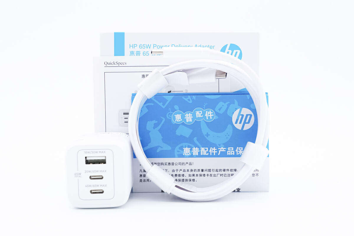 拆解报告：HP惠普65W 2C1A氮化镓快充充电器ZHAN 65-充电头网