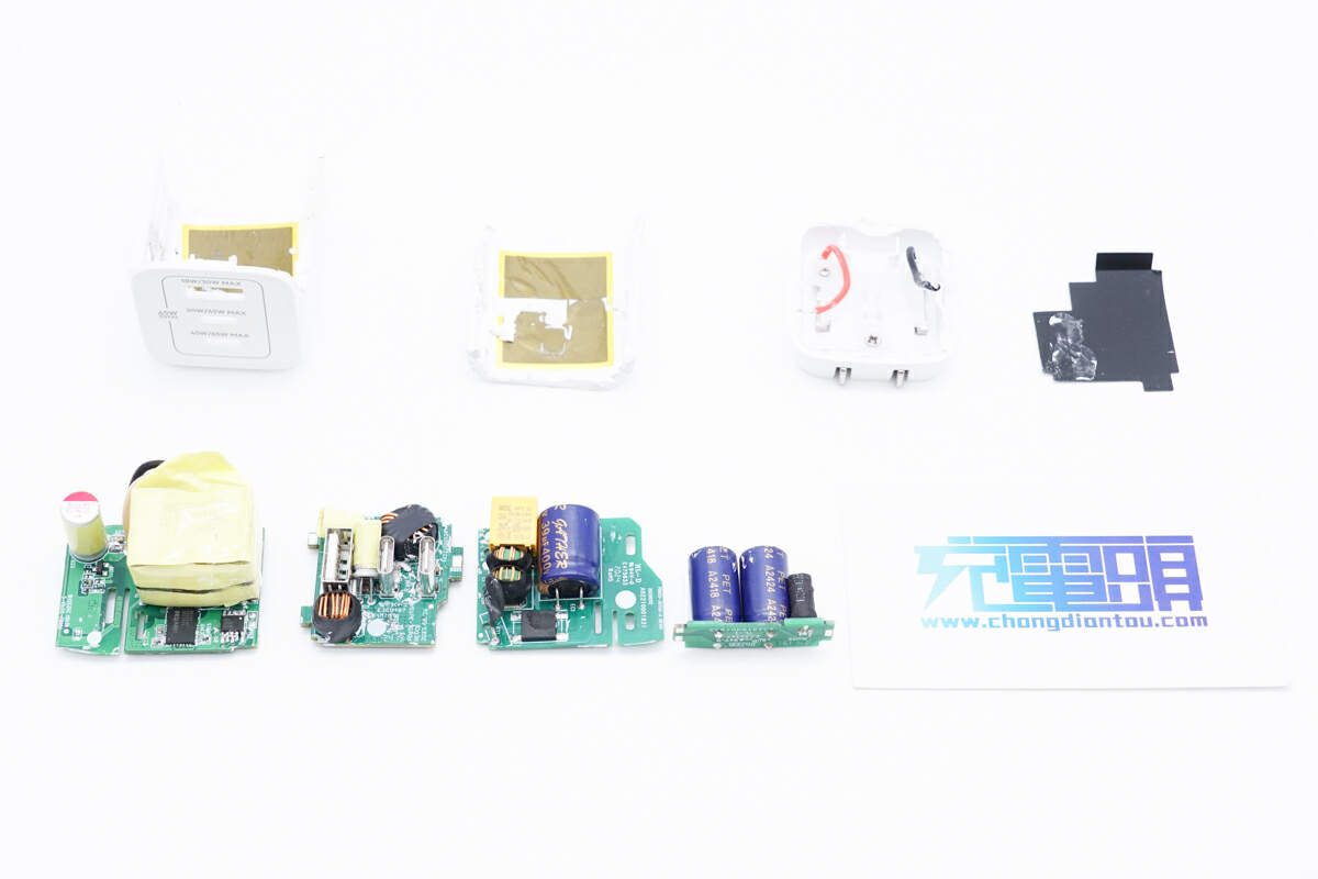 拆解报告：HP惠普65W 2C1A氮化镓快充充电器ZHAN 65-充电头网